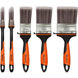 Work>it Brushes in Sets of 2 Round and 3 Flat Fjernlager, 4-5 dages levering